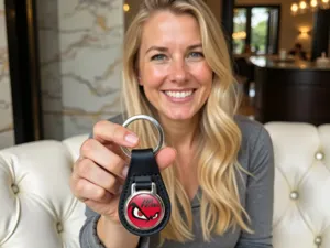 Key Holder Leather Stylish Cut Universal Fit